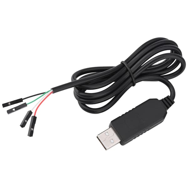 PL2303HX RS232 Oppgradert omformer USB til COM/TTL seriell adapter STC nedlastingskabel