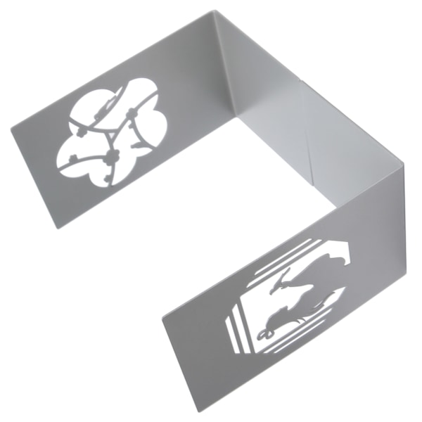 Metal Bogstøtte AntiSlip Antik Stil Desktop Bogreol Bogdeler Håndværksartikler (Blomster blomstrer Send Kærlighedsangst)
