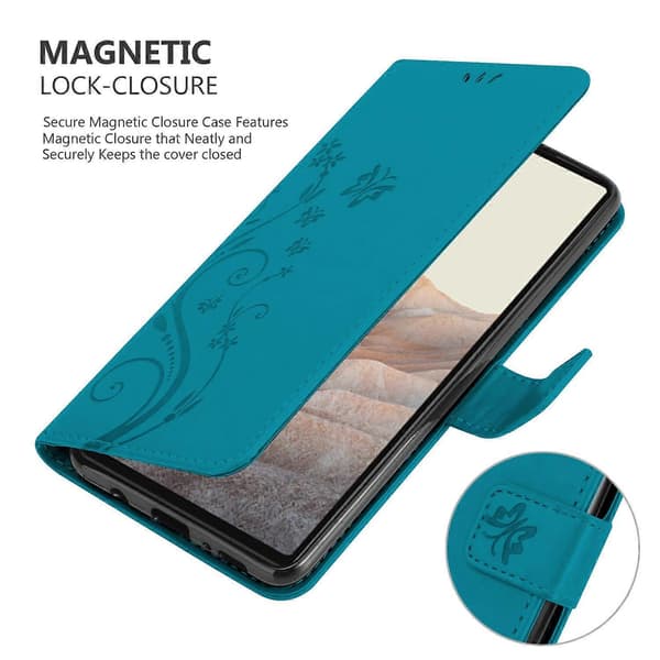 PIXEL 6 Protective Case - with floral pattern and card slot FLORAL BLU FLORAL BLUE PIXEL 6