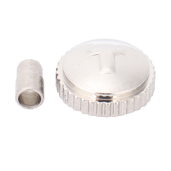 Watch Crown Reservdelar Legering T41 Watch Reparation Delar Ersättningstillbehör Silver
