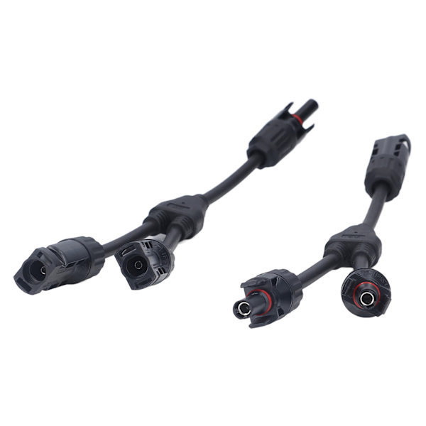 Y-gren Parallel Adapter Messing PPO 3-vejs Solar Stik Forbinder 2 til 1 Batteripanel Stik 1000V