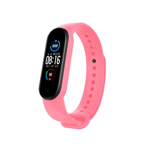 Blød silikone håndledsrem udskiftningsurrem armbånd til Mi Band 5