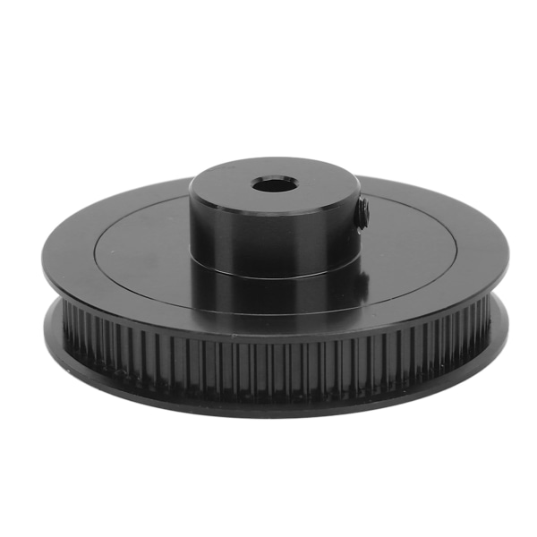 Synkronhjul 80T 5mm GT2 kuggremskiva i legerat stål för 3D-skrivare CNC-svarv svart