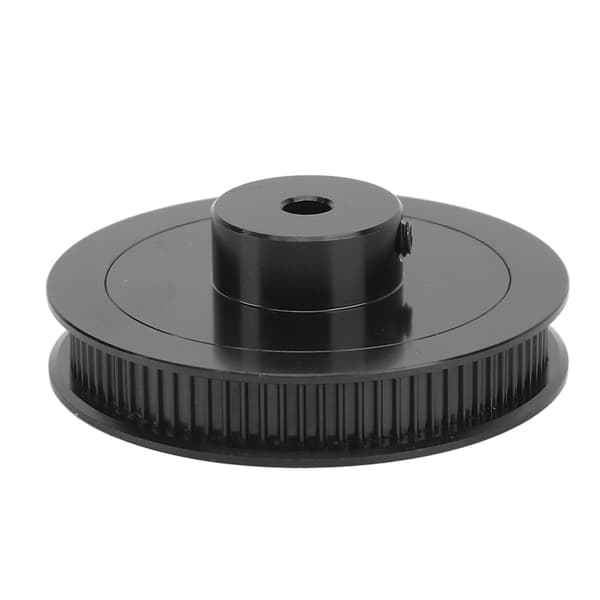 Synkronhjul 80T 5mm GT2 Tandremsskive Legeret Stål til 3D Printer CNC Drejebænk Sort