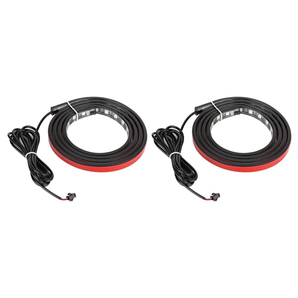 2 stk 152 cm fleksibel LED-stripe baklys brems/blinklys DC 12V