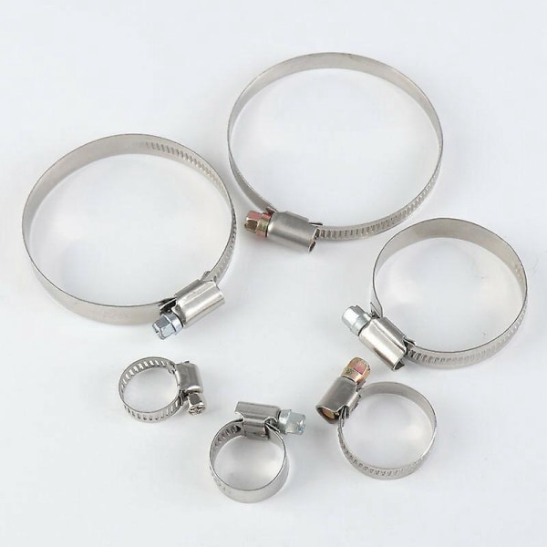 Racktang i rustfrit stål - 304, 9 mm bredde, 25-40 mm diameter