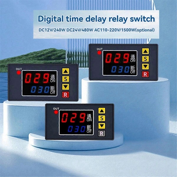 T3231 Programmerbar Tidsstyring DC 12V 240W