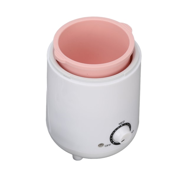 Parafinvoksvarmermaskin for håndhårfjerning Silikon indre tank 250CC Justerbar voksvarmer EU-plugg 220V