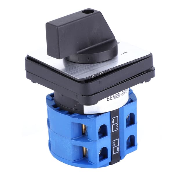 BERM BEM28-25/2 C04 Universal Omkobler 690V 25A 2-posisjons Velger Roterende Kam-bryter