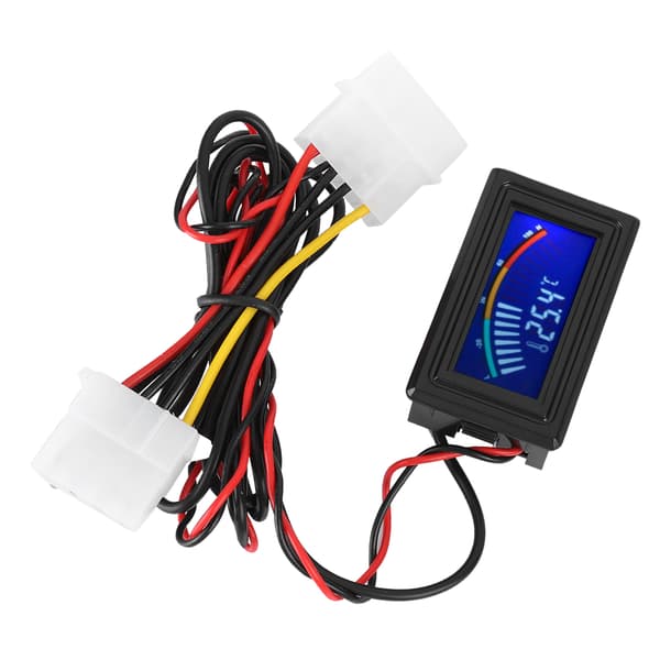 LCD Display Digital Vannkjøling Termometer Pointer Temperaturindikator 5V-24V
