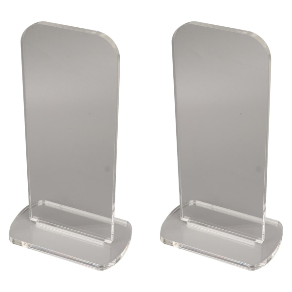 2 stk. Akryl Boksehandske Stativ Vertikal Boksehandske Display Stativ Akryl Handsker Holder Transparent