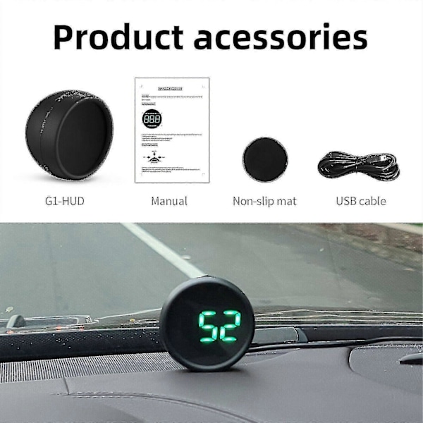 Bilmonterad HUD högupplöst head up display, allmän utomhus off-road hastighetsguide för bilar ZD OI A