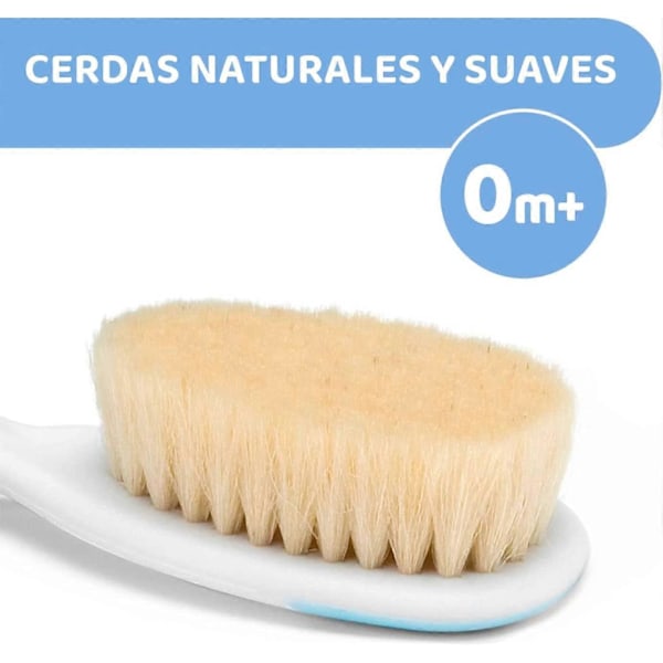 Naturborste och Kam Blå
