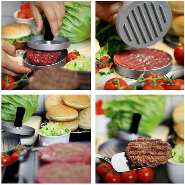 Burgerpresse med Non-Stick Belægning