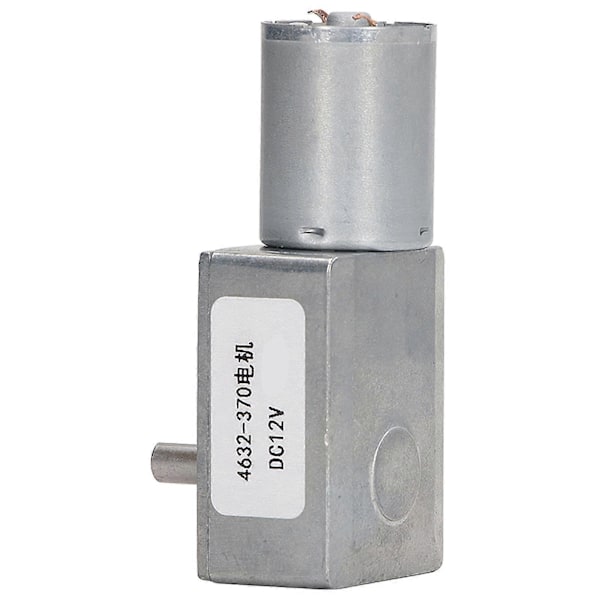 Hastighedsreduktionsmotor Selvlåsende Slidstærk 4632370 Snekkegear Motor kompatibel med Printer DC12V 1RPM