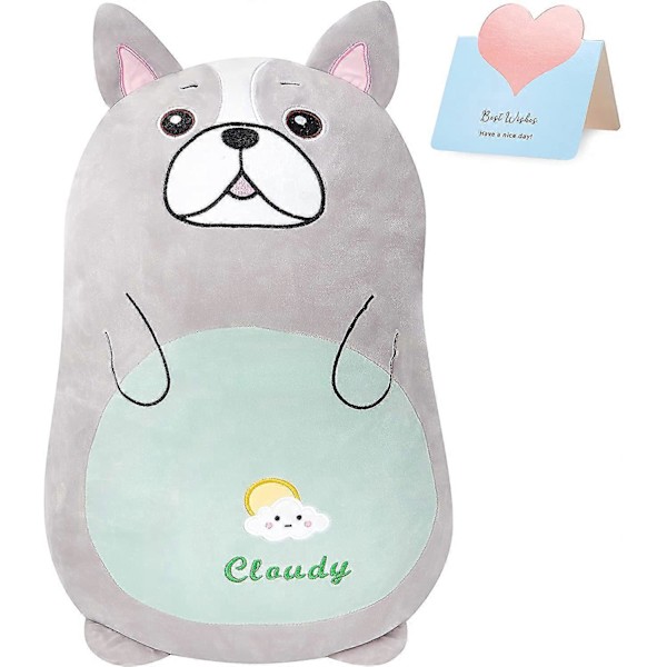 Plysj Kosedyr Myk Kosepute Pyntepute Sofa Ryggpute Kosete Lange Plysjleker Gaver (Hund, 45cm/18 tommer)