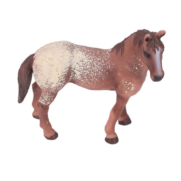 Appaloosa Hestemodell Barn PVC Simulert Levende Hest Dyrefigur Dekorasjon Bursdagsgave