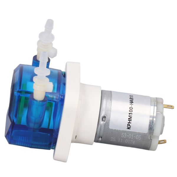 Mini peristaltisk pumpe 180 ml per minutt 6W selvpumpende væskedoserings pumpe for laboratorium 12V
