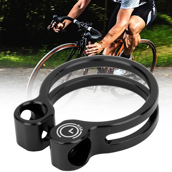 Aluminium Titanium legering cykellås sædeklemme med skruemøtrik til Mountain Road cykel34,9 mm sort