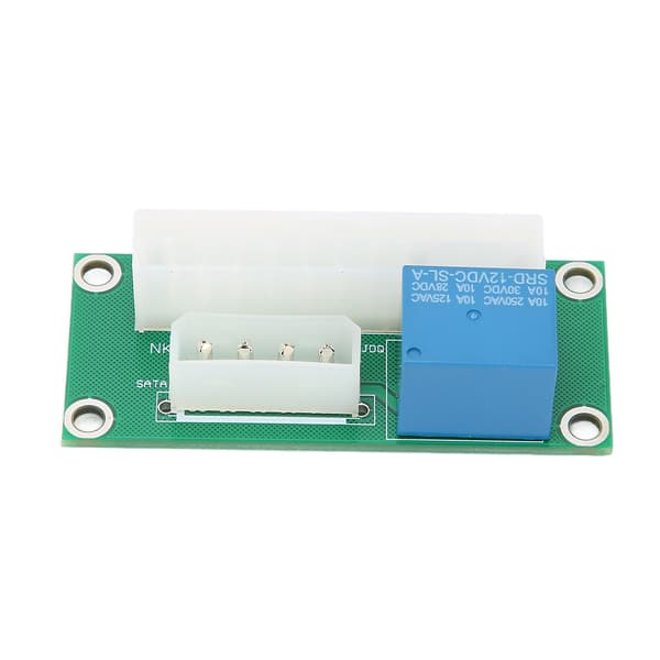 Flere strømforsyningsadapter ATX strømsynkronisering 24Pin Dual Power Startup Board til strømforsyning grafikkort IDE-interface