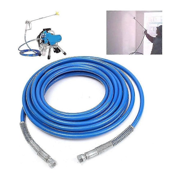1/4 tum Airless Färgsprayslang Högtryck Universal Färgspruta Flexibel Fiberslang 3300 Psi Zekai