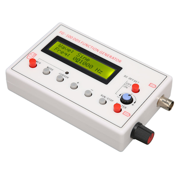 DDS funktionel signalgenerator sinustrekant firkantet savtand bølgeform DDS funktion signalgenerator 1HZ til 500KHZ
