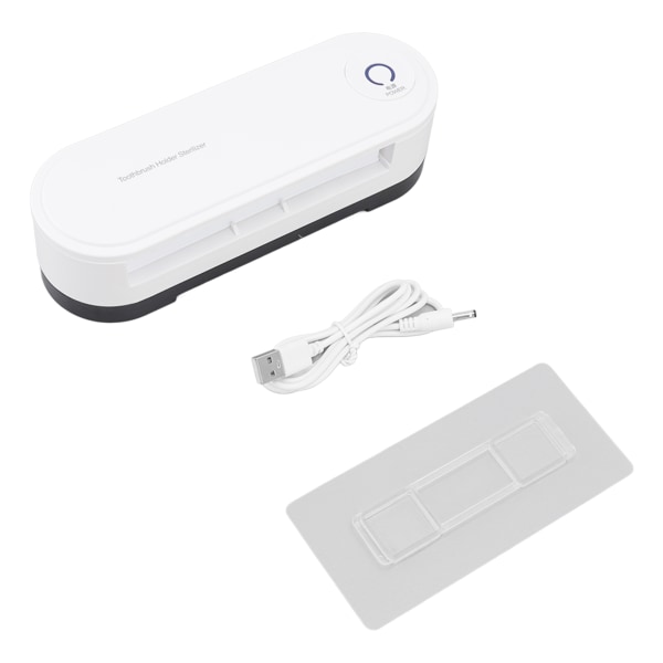 Tandbørsteholder Tørring Hvid Tandbørsteholder Plug-in Tørrefunktion Husstandstandbørsteholder