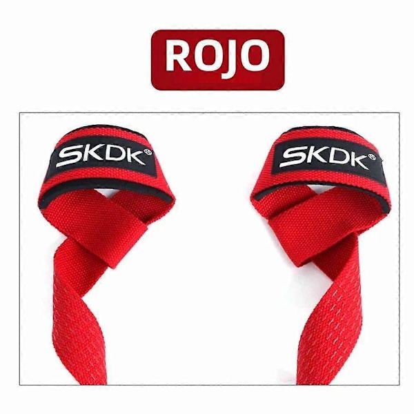 2 kpl Säädettävät Liukumattomat Rannetuet Kuntosalille Voimaharjoitteluun Painonnostoon ja Urheiluun Rojo