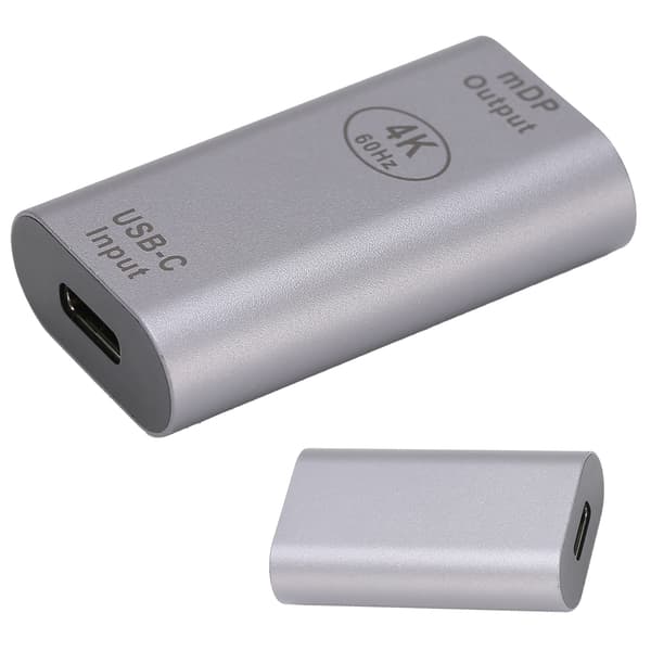 Type-C hun til MiniDP hun-adapter Bærbar USB-C-adapter High-Definition computer-tv-kabel