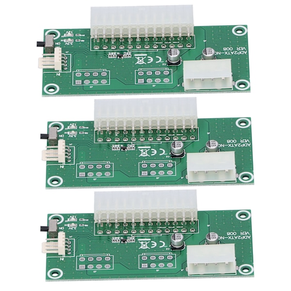 3 st. Multi-Power Synchronization Startkort med 24-stifts anslutningskabel Datoradapter