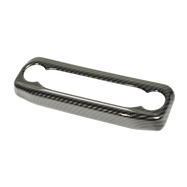 Midtkonsolldeksel Trim Karbonfiber Stil Ramme Panel Dekorasjon Erstatning for Ford Bronco Sport 2021 og nyere