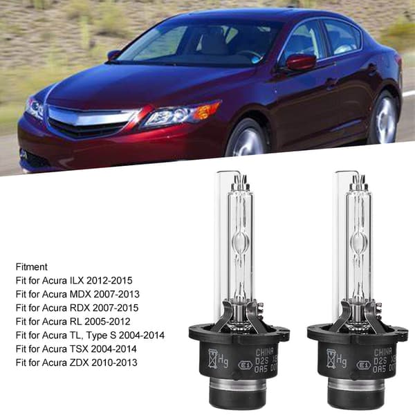 2 STK Xenon frontlykt D2S passer til Acura 2012-2015 33116-SL0-003 biltilbehør