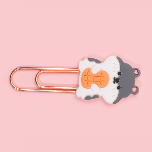 Söt tecknad metall kontorsklämma hamster Hamster