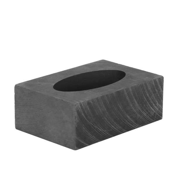 Grafit Gjutform Göt Oval Hög Renhet Guld Silver Smält Gjutform för DIY Smyckesverktyg