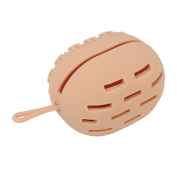 Makeup Svampeholder Bærbar Åndbar Mini Silikone Khaki Makeup Blender Etui til Opbevaring
