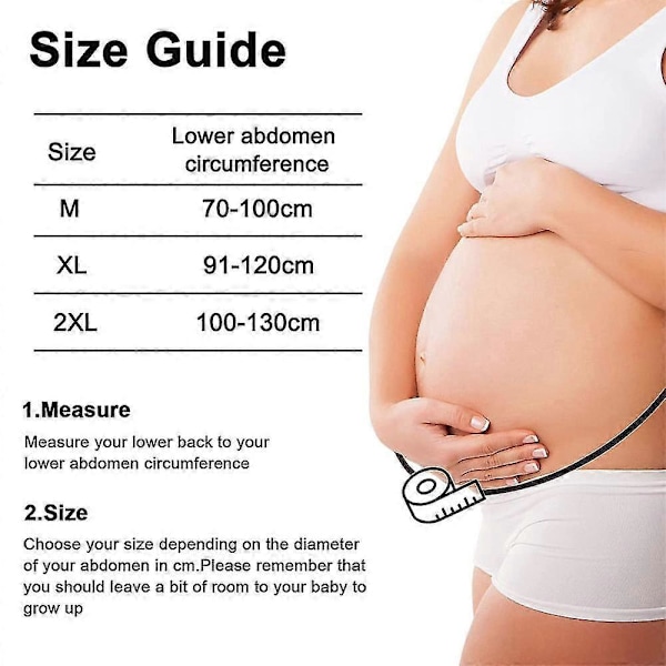 Maternity Magebelte og Abdominal Binder, Pustende Graviditetsstøttebelte, Elastisk Midjestøtte, Prenatal Ryggstøtte, Smertelindrende Omslag