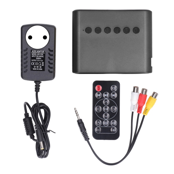 Miniprojektor Bærbar Mini Hjemmefilmprojektor HD LED Mikro Mobiltelefon Sammeskjermprojektor for bærbar PC TV Telefon Nettbrett Svart EU-plugg 100-240V