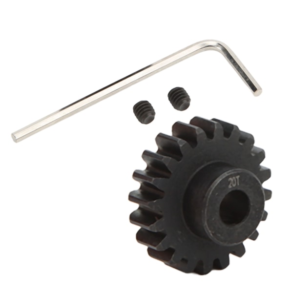 20T kugghjul med skruvar Mod 1 5mm axel för LOSI 1/10 Lasernut U4 Tenacity terrängfordon