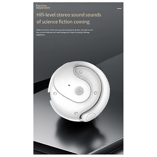 Språköversättare Hörlurar Bluetooth-kompatibla 5.4 Öra Blå