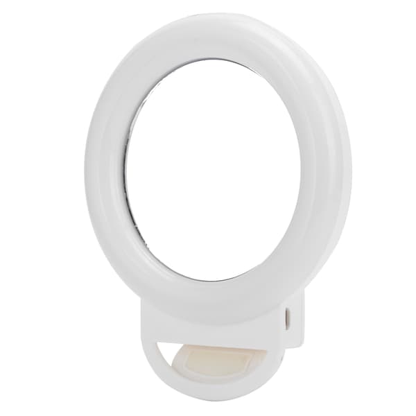 AL20 Smarttelefon Fylllys LED Klips på Oppladbart Ring Fylllys for Direktestrømming