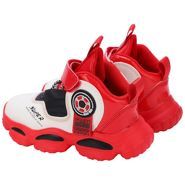Barn Sport Sneakers Atletiska Sneakers Andningsbara Sport Pojkar Casual Skor för HöstVit 36
