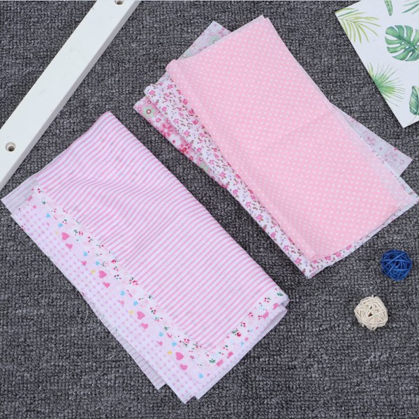 2 påsar tryckt ren bomull sömnad quilting tyger för DIY handgjord trasa