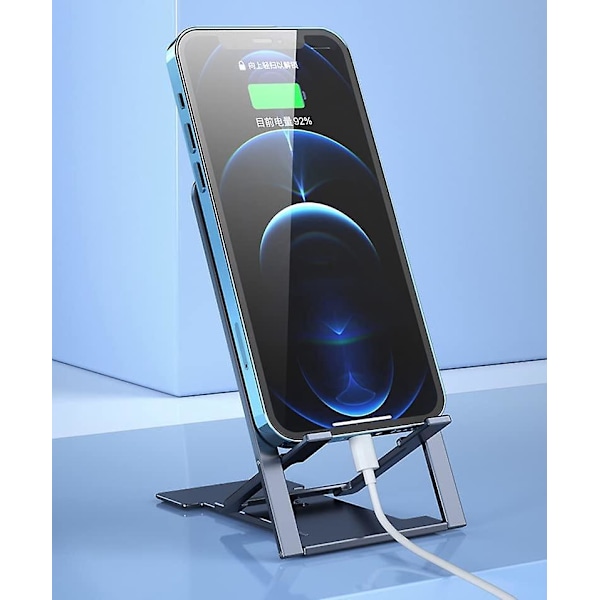 Fällbart Multifunktionellt Universalfäste för Mobiltelefoner och Surfplattor Silver