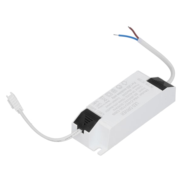30W LED Driver Konstant Strøm 750mA LED Lys Transformer Input AC85‑265V Udgang DC24‑40V