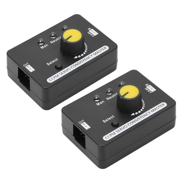 2 STK RC Servotester Manuell Hastighetsregulering MCU Kontroll Servokonsistens Master for Motor DC4.8-6V