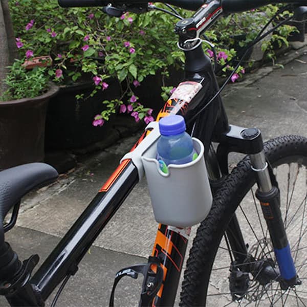 Silicone Cup Holder for Bike Trailers Durable Non-slip Water Bottle Holder for Beach Chairs Pink