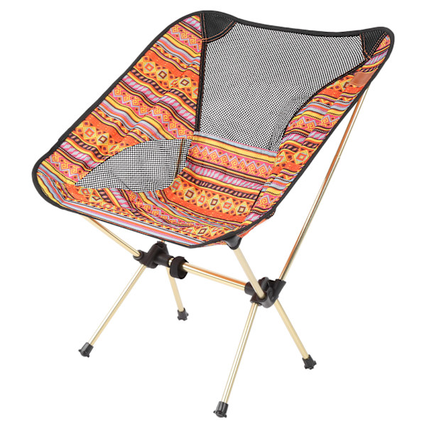 Sammenklappelig månestol til udendørs fritid, justerbar siddeplads, camping, fiskeri, grill, strand
