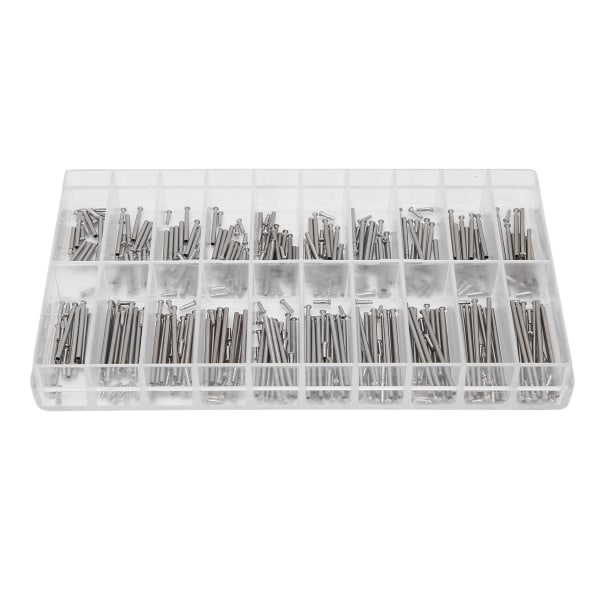 Rörfriktionsstift Tryckstänger Stift Nitändar för watch Spännband Spännen Tjocklek 1,2 mm