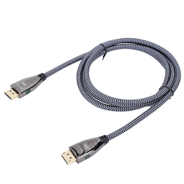 A0301 DP1.4 Versjon 8K ved 60Hz Kabel Høydefinisjonsadapterkabel med lys for PC-datamaskin DP‑8K‑1.5 meter