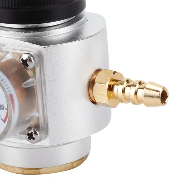 CO2 Mini Gas Regulator T21 * 4 Soda Tryckmätare Tråd CO2 Laddare Kit 0-90 PSI (för Europa)